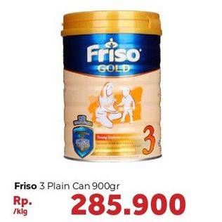 Promo Harga FRISO Gold 3 Susu Pertumbuhan Plain 900 gr - Carrefour