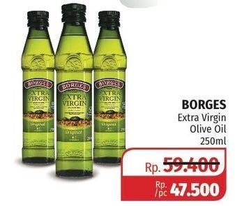 Promo Harga BORGES Olive Oil Extra Light 250 ml - Lotte Grosir