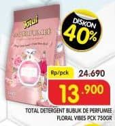 Promo Harga Total Detergent Powder de Perfumee 750 gr - Superindo