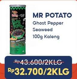 Promo Harga Mister Potato Ghost Pepper Seaweed 100 gr - Indomaret