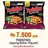 Promo Harga Twistko Snack Jagung Bakar Jagung Bakar 70 gr - Indomaret