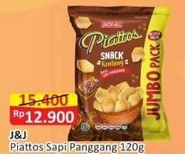 Promo Harga Piattos Snack Kentang Sapi Panggang 120 gr - Alfamart