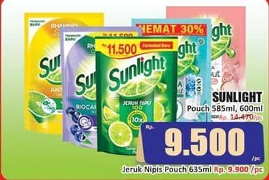 Promo Harga Sunlight Pencuci Piring 585 ml - Hari Hari