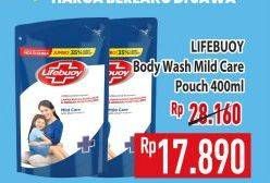 Promo Harga Lifebuoy Body Wash Mild Care 400 ml - Hypermart