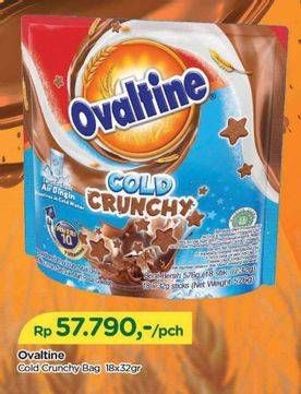 Promo Harga Ovaltine Crunchy Iced Choco per 18 sachet 32 gr - TIP TOP