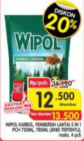 Promo Harga WIPOL Karbol Wangi 750 ml - Superindo