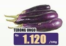 Promo Harga Terong Ungu per 100 gr - Hari Hari