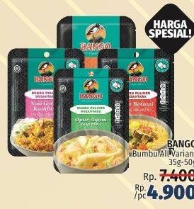 Promo Harga BANGO Bumbu Kuliner Nusantara All Variants 35 gr - LotteMart