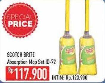 Promo Harga 3M SCOTCH BRITE Absorption Mop ID-72  - Hypermart