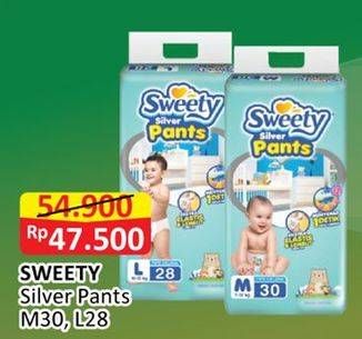 Promo Harga Sweety Silver Pants M30, L28  - Alfamart