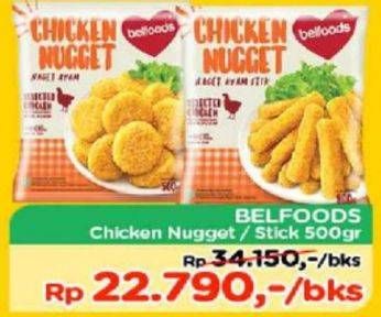 Promo Harga BELFOODS Nugget 500 gr - TIP TOP