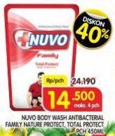 Promo Harga Nuvo Body Wash Nature Protect, Total Protect 450 ml - Superindo