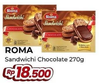 Promo Harga Roma Sandwich 240 gr - Yogya