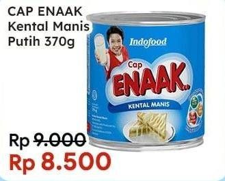 Promo Harga CAP ENAAK Susu Kental Manis Putih 370 gr - Indomaret