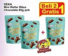 Promo Harga DUA KELINCI Deka Mini Wafer Bites Choco Choco 80 gr - Indomaret