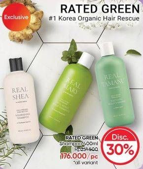 Promo Harga Rated Green Shampoo All Variants 400 ml - Guardian
