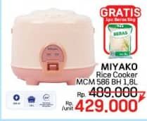 Promo Harga Miyako Magic Warmer Plus Miyako MCM-586  - LotteMart