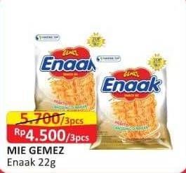 Promo Harga Mie Gemez Enaak Snack Mi Premium 22 gr - Alfamart