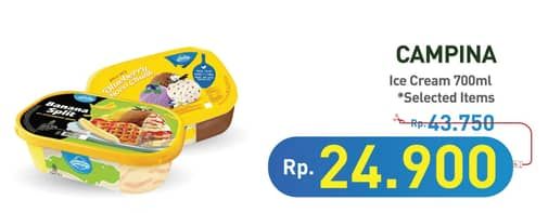 Promo Harga Campina Ice Cream 700 ml - Hypermart