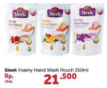 Promo Harga SLEEK Foamy Hand Wash 250 ml - Carrefour