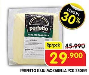 Promo Harga Perfetto Keju Mozzarella 250 gr - Superindo