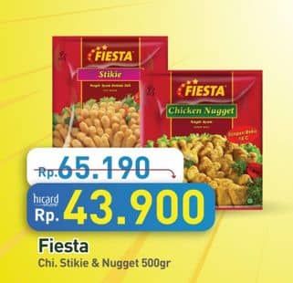 Promo Harga Fiesta Naget Stikie, Chicken Nugget 500 gr - Hypermart