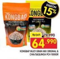 Promo Harga Kongbap Multi Grain Mix Original, Chia Seed Quinoa 1000 gr - Superindo