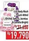 Promo Harga LUX Botanicals Body Wash Magical Orchid, Sakura Bloom, Velvet Jasmine, Camellia White 400 ml - Hypermart