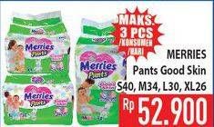 Promo Harga Merries Pants Good Skin S40, M34, L30, XL26  - Hypermart