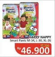 Promo Harga Happy Nappy Smart Pantz Diaper M34, L30, XL26  - Alfamidi