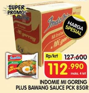 Promo Harga Indomie Mi Goreng Spesial Plus, Spesial per 40 pcs 85 gr - Superindo