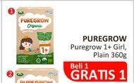 Promo Harga ARLA Puregrow Organic 1+ Girls 360 gr - Alfamidi