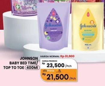 Promo Harga Johnsosn Baby Bed Time/Top To Toe  - Carrefour