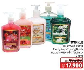 Promo Harga TWINKLE Hand Wash Candy Pops, Spring Blush, Heavenly, Icy Mint, Eternity 500 ml - Lotte Grosir