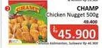 Promo Harga CHAMP Nugget Chicken Nugget 500 gr - Alfamidi