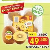 Promo Harga Kiwi Gold Zespri Punet 4 pcs - Superindo