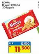 Promo Harga Roma Biskuit Kelapa 300 gr - Indomaret