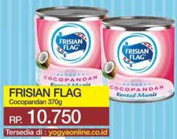 Promo Harga FRISIAN FLAG Susu Kental Manis Cocopandan 370 gr - Yogya