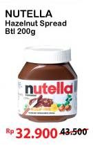 Promo Harga NUTELLA Jam Spread Chocolate Hazelnut 200 gr - Alfamart