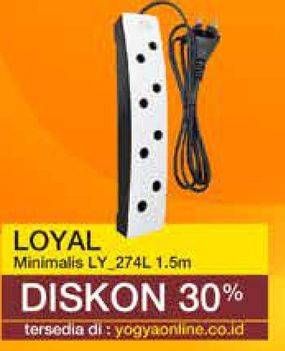Promo Harga LOYAL Kabel Roll LY-274  - Yogya