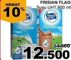 Promo Harga FRISIAN FLAG Susu UHT Purefarm 900 ml - Giant