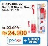 Promo Harga LUSTY BUNNY Bottle & Nipple Brush SK-4001  - Indomaret