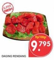 Promo Harga Daging Rendang Sapi per 100 gr - Superindo