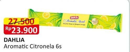 Promo Harga Dahlia Toilet Color Ball Aromatic Citronella 6 pcs - Alfamart