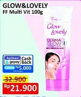 Promo Harga Glow & Lovely (fair & Lovely) Facial Foam Brightening Multi Vitamin 100 gr - Alfamart