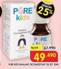 Promo Harga Pure Kids Inhalant Decongostant 10 ml - Superindo