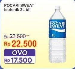 Promo Harga POCARI SWEAT Minuman Isotonik Original 2000 ml - Indomaret