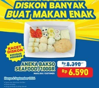 Promo Harga Aneka Bakso Seafood  - Hypermart