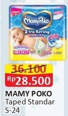 Promo Harga Mamy Poko Perekat Xtra Kering NB-S24 24 pcs - Alfamart