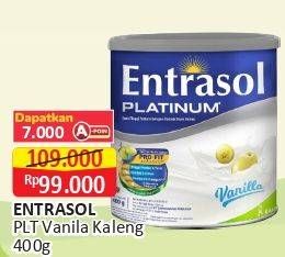 Promo Harga ENTRASOL Platinum Vanilla 400 gr - Alfamart